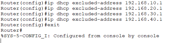 Excluding Router IP from DHCP